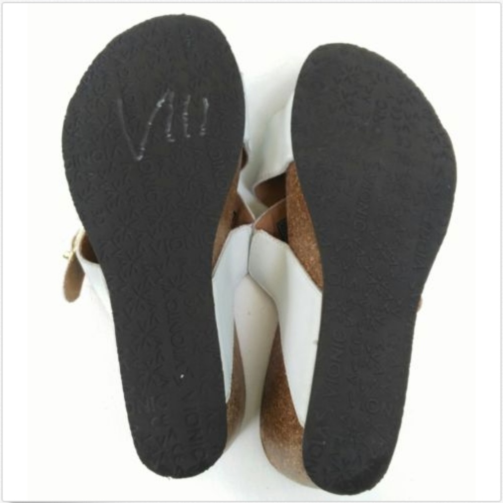 Vionic Size 8 Danette Slide Platform Sandals White - image 8